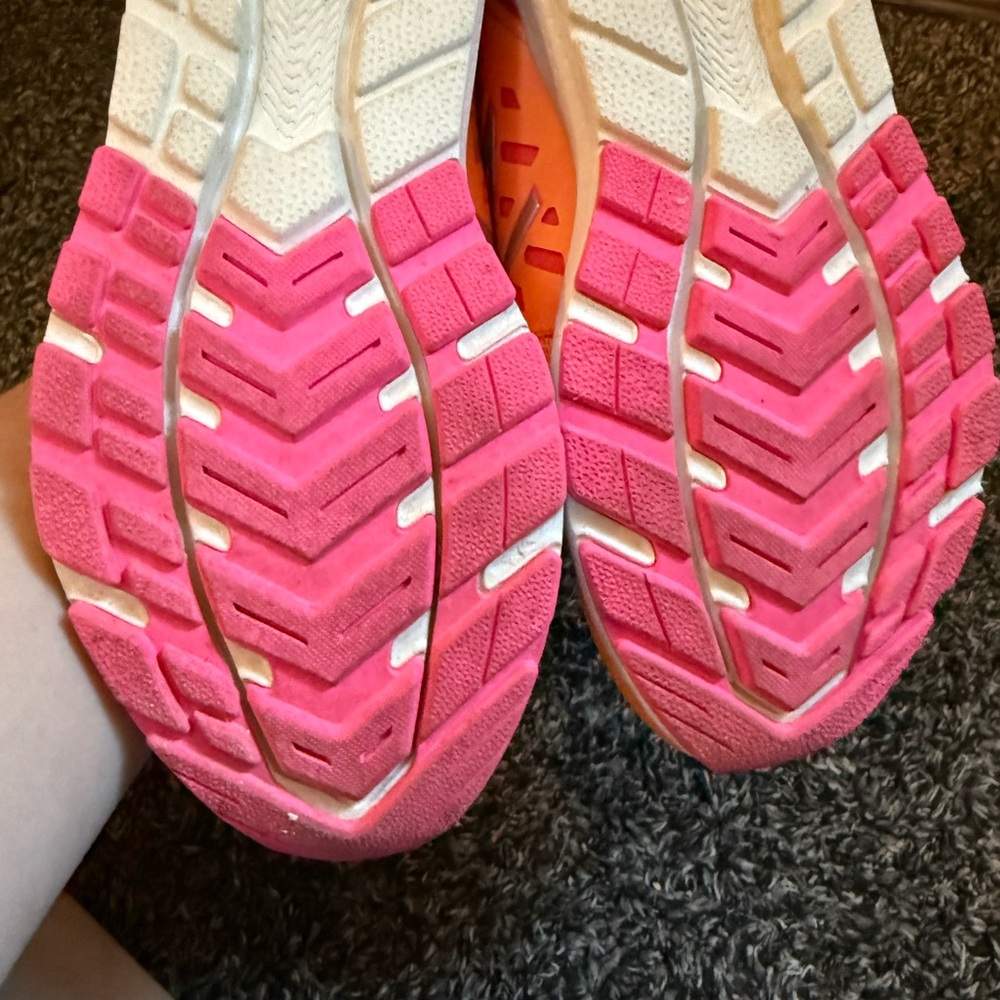 New Balance Kid’s Vibrant Orange Athletic Shoes - Picture 4 of 5